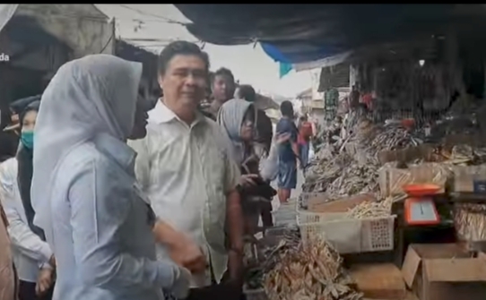 Wawako Palembang Sidak di Pasar 10 Ulu